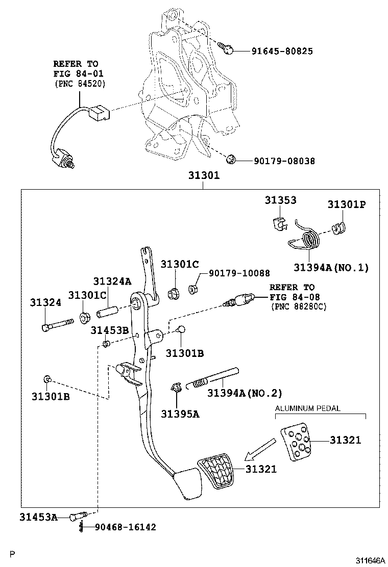  CAMRY AURION HV ARL |  CLUTCH PEDAL FLEXIBLE HOSE