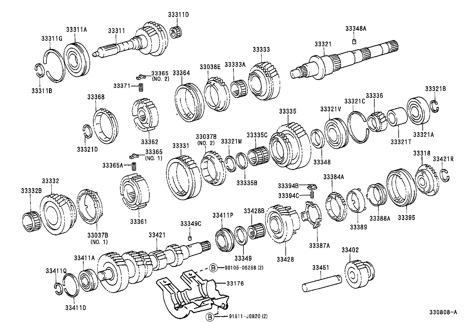  LAND CRUISER 100 105 |  TRANSMISSION GEAR MTM