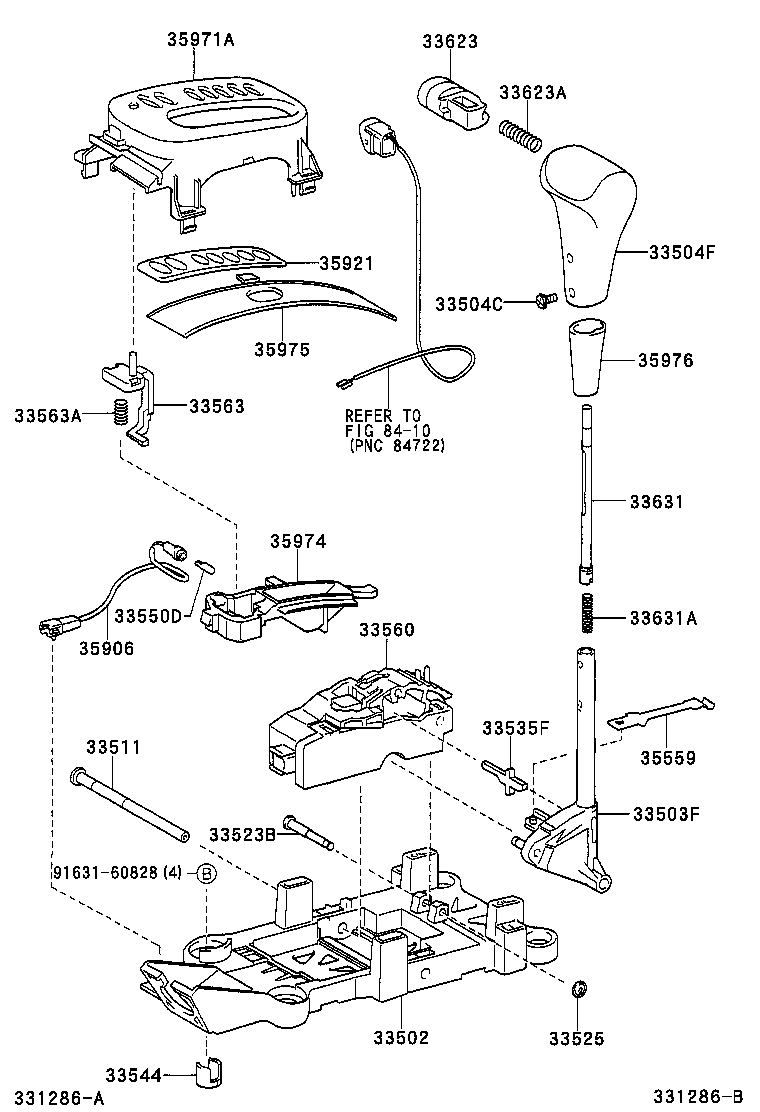  RAV4 |  SHIFT LEVER RETAINER