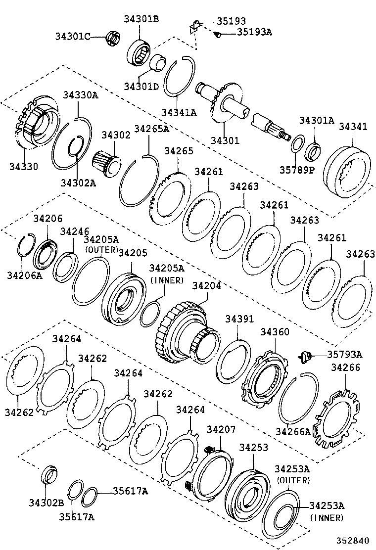 TOYOTA COROLLA ASIA INDIAZZE121R-GEPNKT - POWERTRAIN-CHASSIS ...