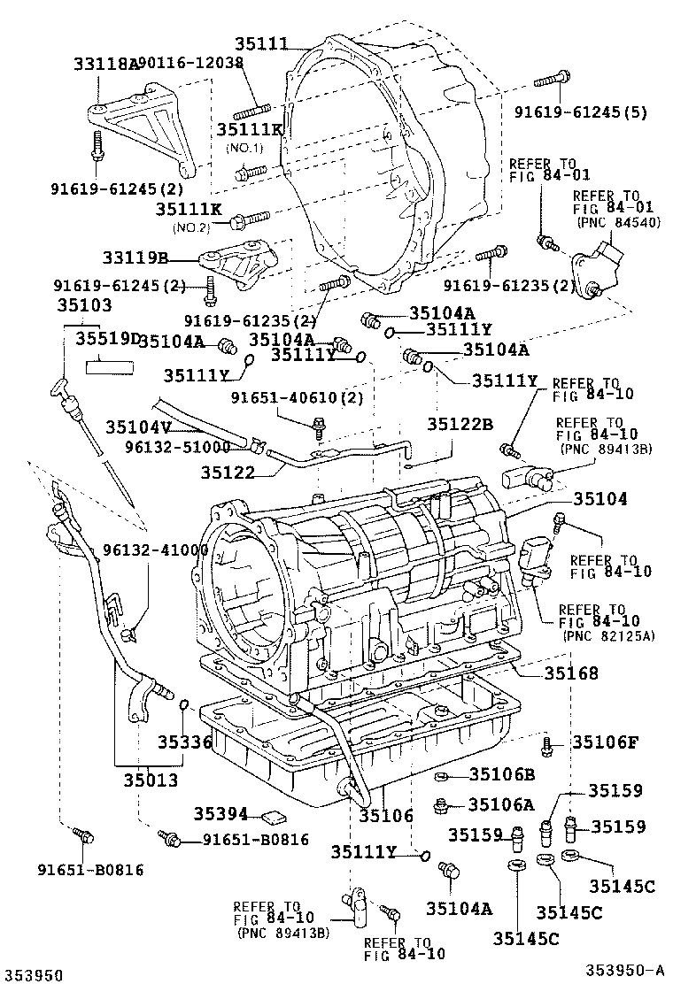  LAND CRUISER 100 105 |  TRANSMISSION CASE OIL PAN ATM