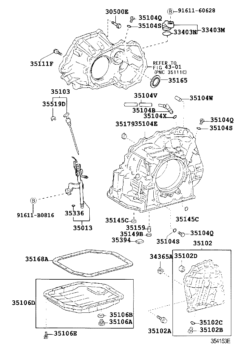  WISH |  TRANSMISSION CASE OIL PAN ATM