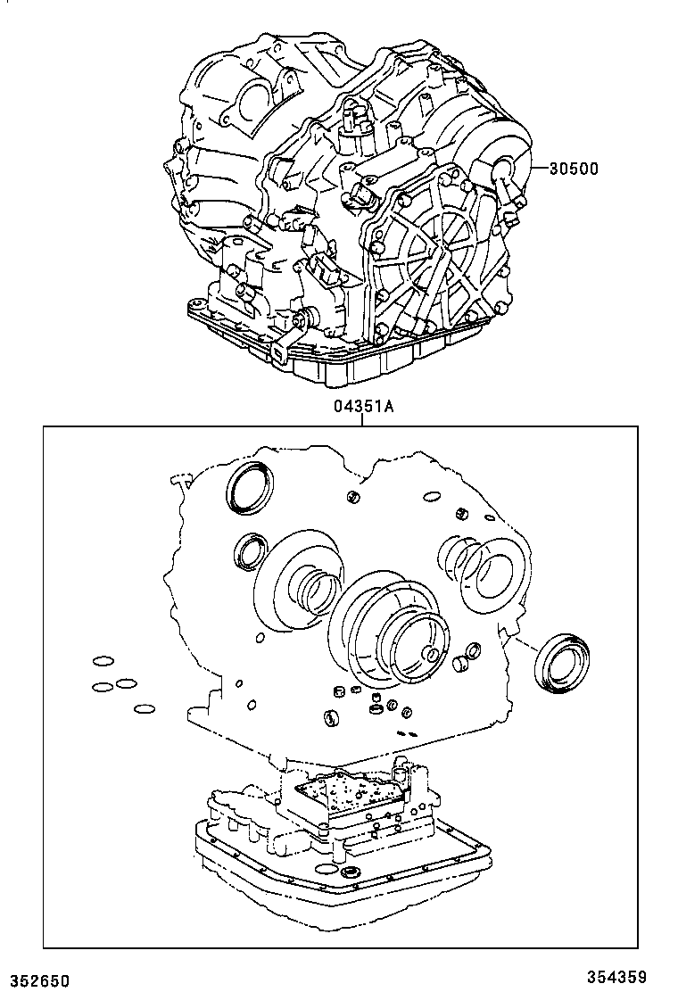  RAV4 |  TRANSAXLE OR TRANSMISSION ASSY GASKET KIT ATM