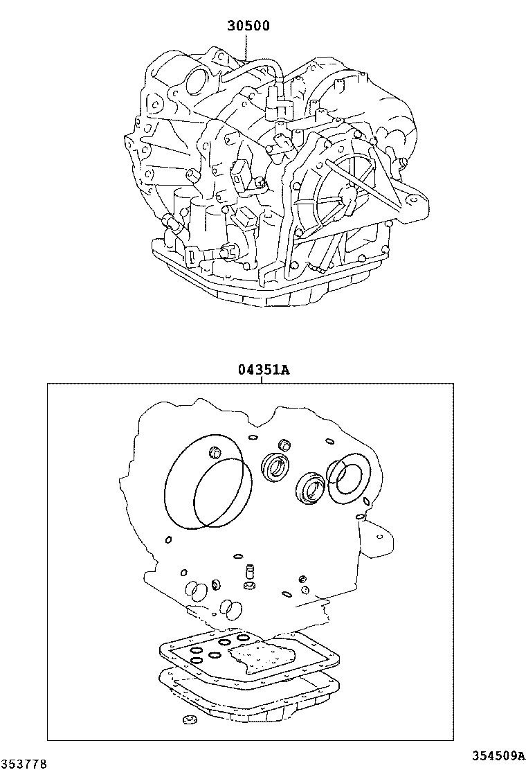  ALPHARD |  TRANSAXLE OR TRANSMISSION ASSY GASKET KIT ATM
