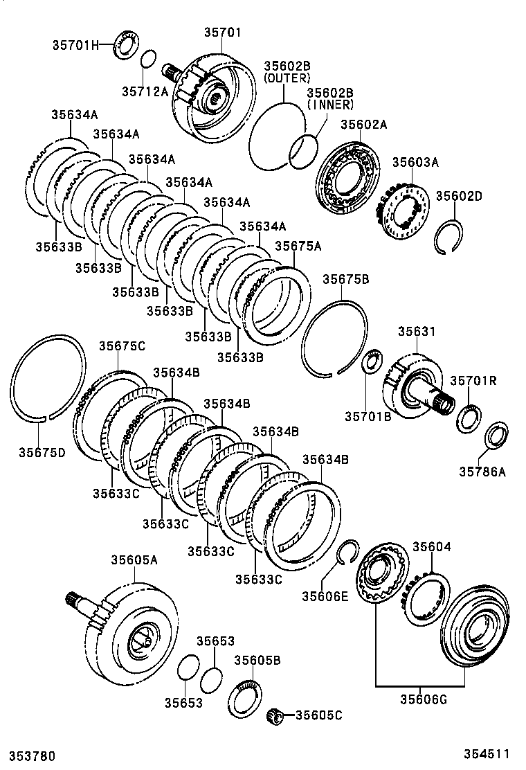  ALPHARD |  BRAKE BAND MULTIPLE DISC CLUTCH ATM