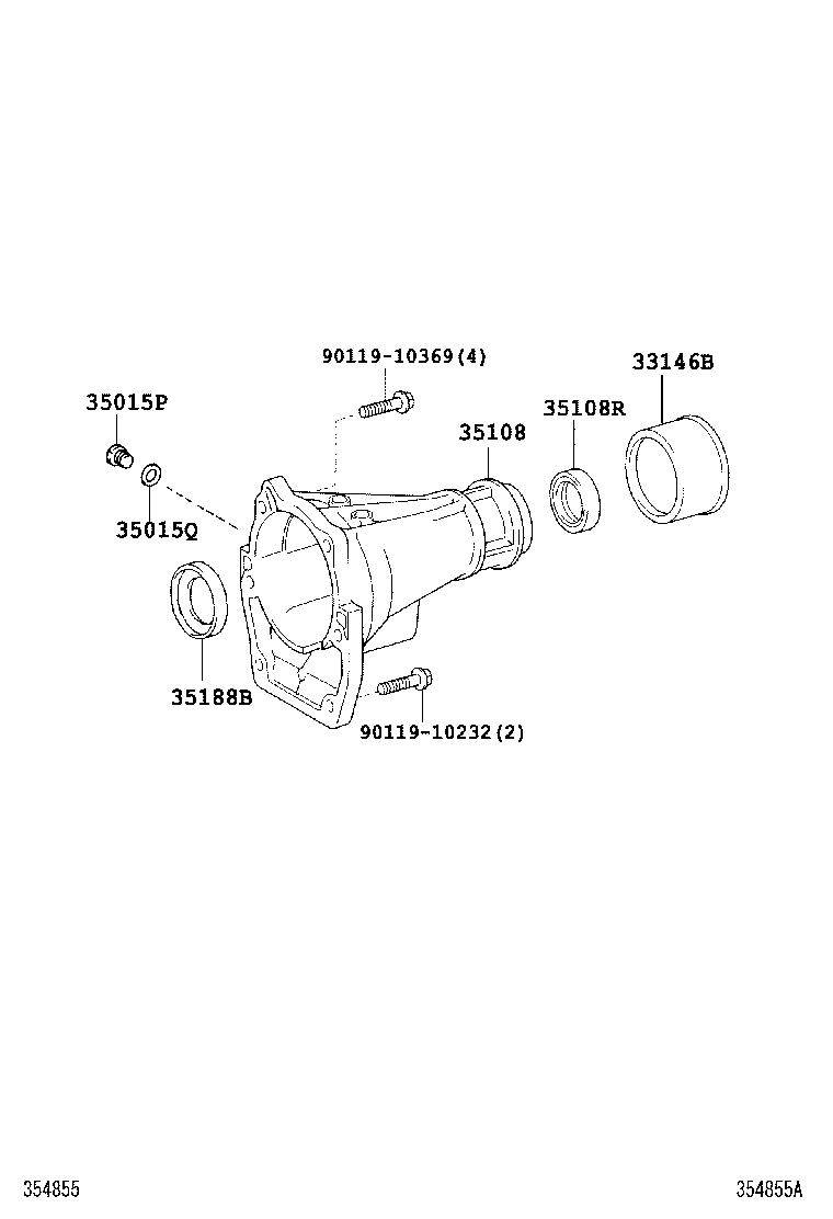  4RUNNER |  EXTENSION HOUSING ATM