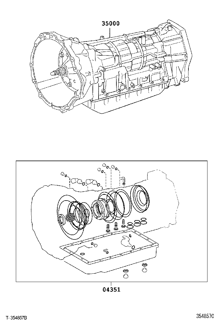  4RUNNER |  TRANSAXLE OR TRANSMISSION ASSY GASKET KIT ATM