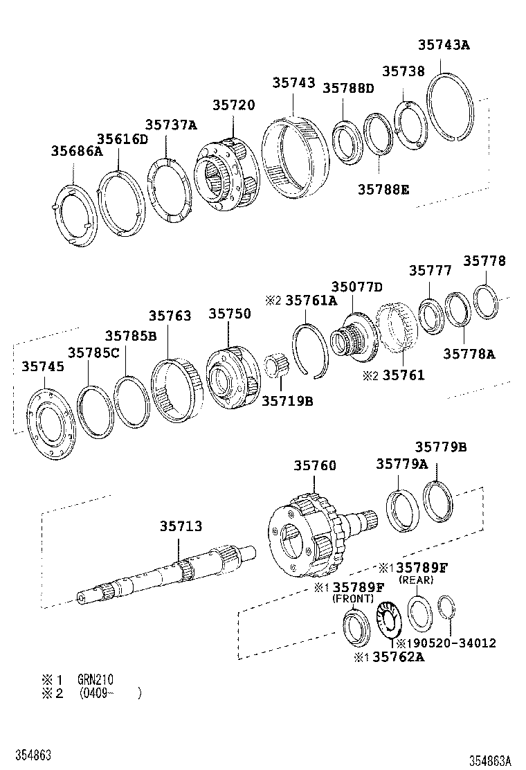  4RUNNER |  PLANETARY GEAR REVERSE PISTON COUNTER GEAR ATM