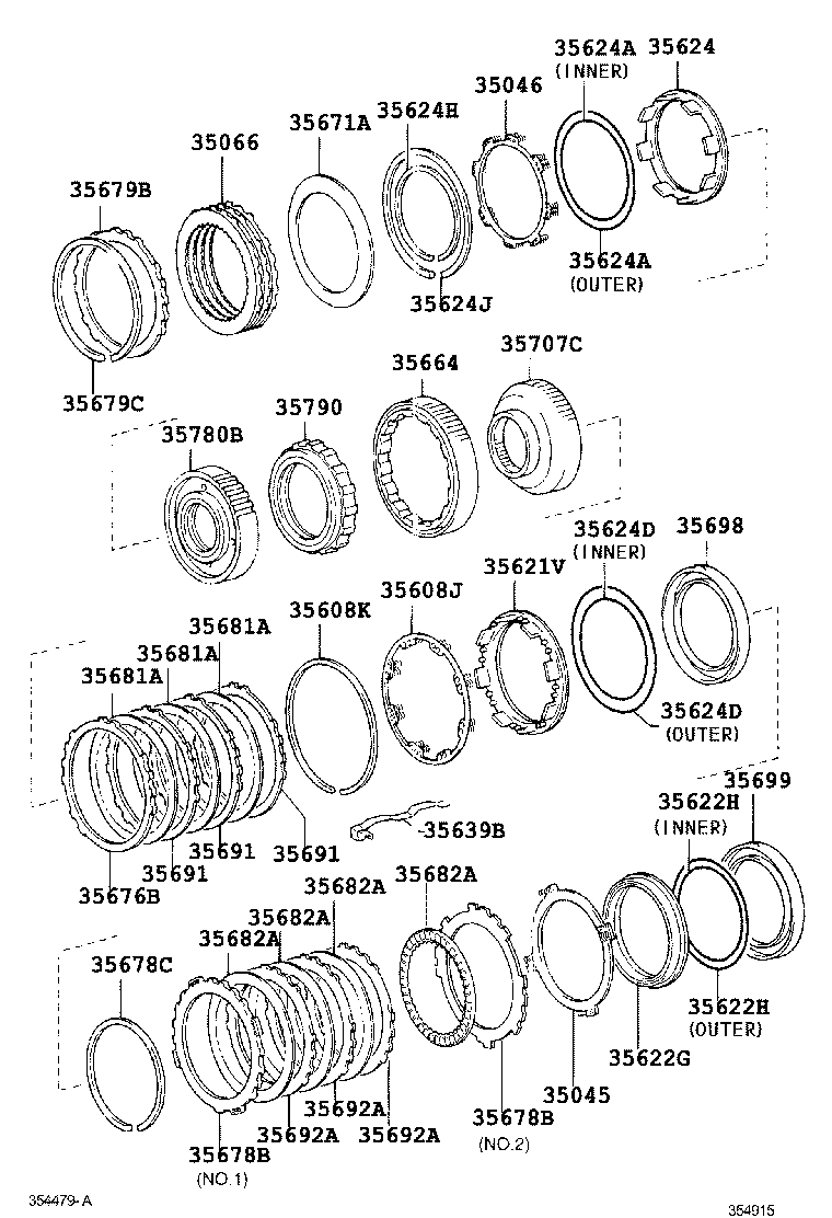  CROWN |  CENTER SUPPORT PLANETARY SUN GEAR ATM