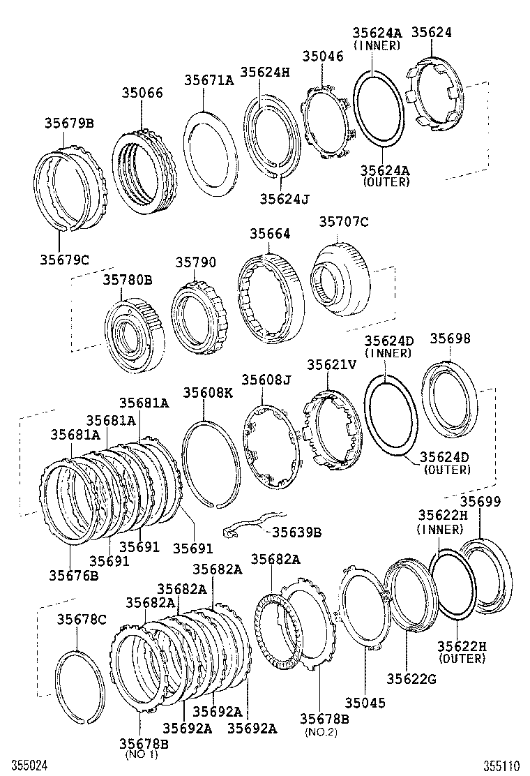  CROWN CHINA |  CENTER SUPPORT PLANETARY SUN GEAR ATM