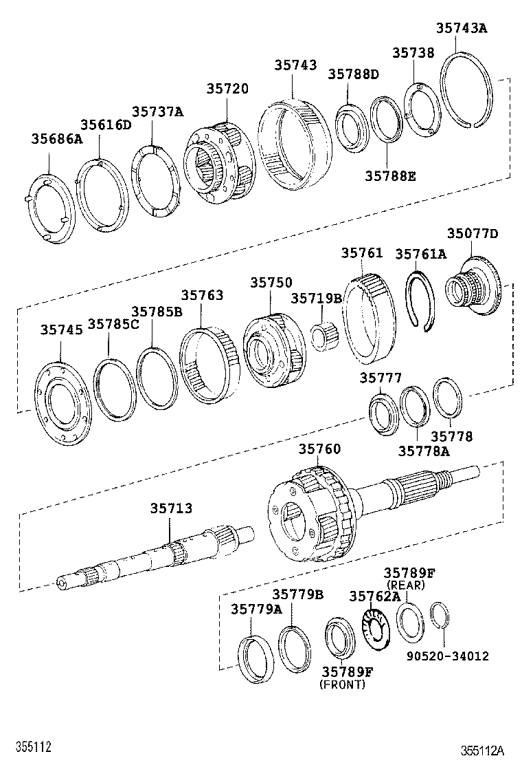  CROWN CHINA |  PLANETARY GEAR REVERSE PISTON COUNTER GEAR ATM