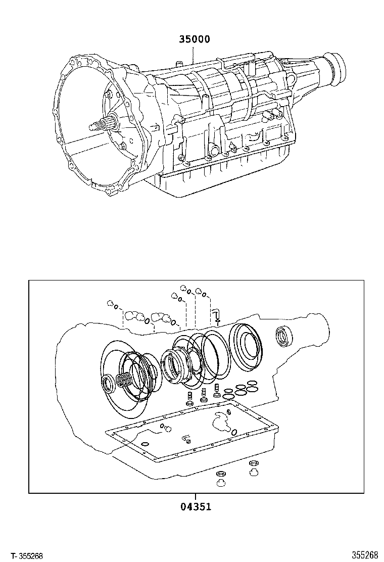  4RUNNER |  TRANSAXLE OR TRANSMISSION ASSY GASKET KIT ATM