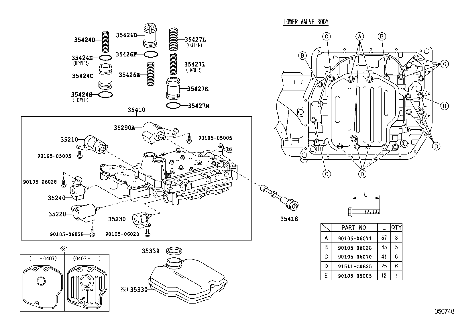  ALPHARD |  VALVE BODY OIL STRAINER ATM
