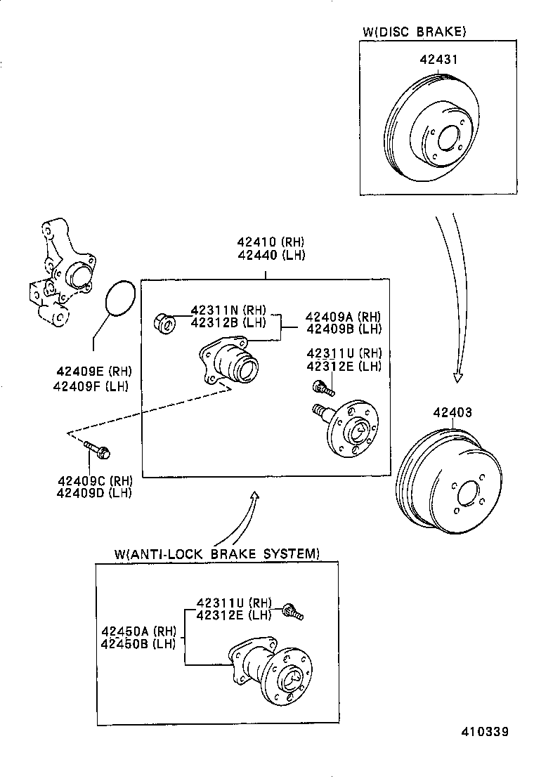  COROLLA |  REAR AXLE SHAFT HUB