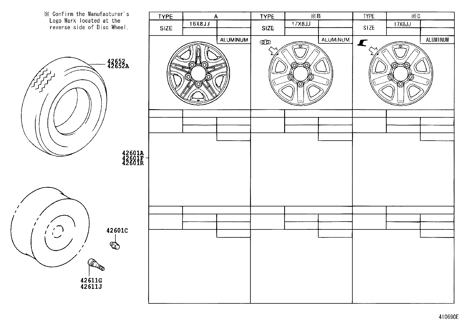  LX470 |  DISC WHEEL WHEEL CAP