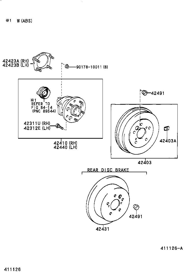  RAV4 |  REAR AXLE SHAFT HUB