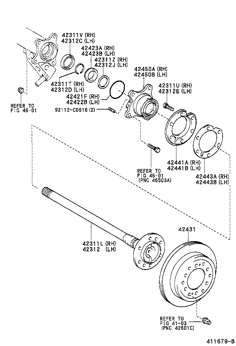  4RUNNER |  REAR AXLE SHAFT HUB