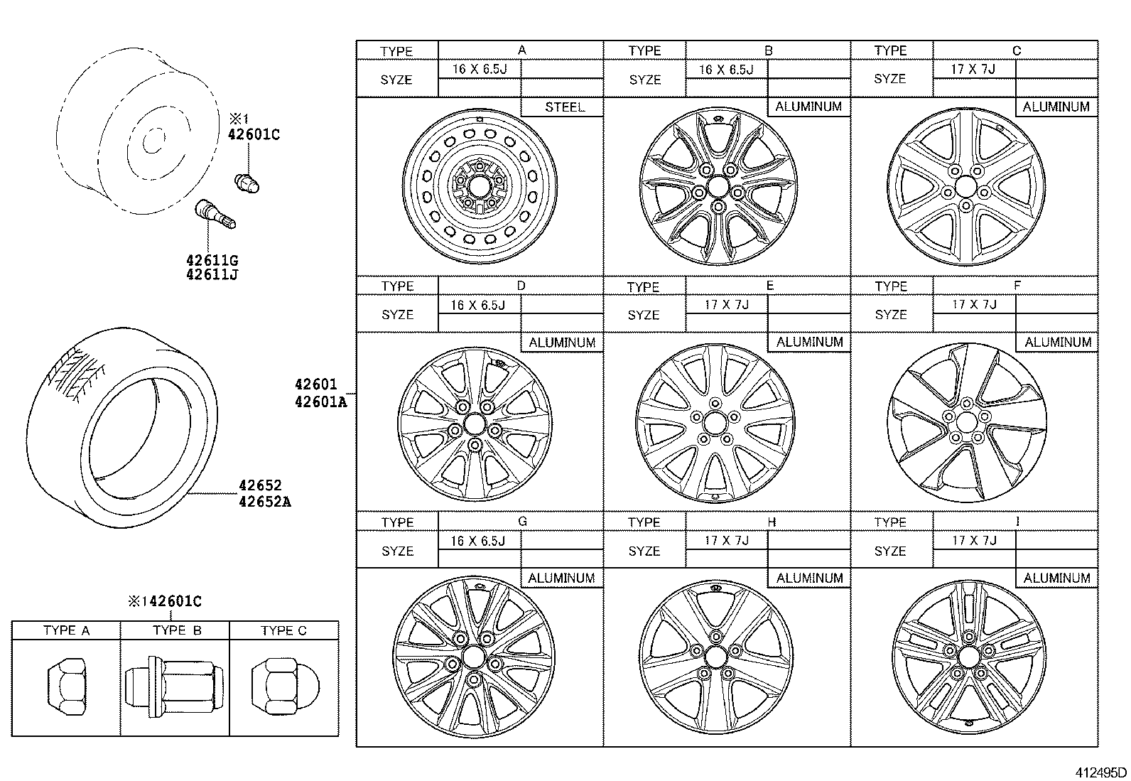  CAMRY AURION HV ARL |  DISC WHEEL WHEEL CAP