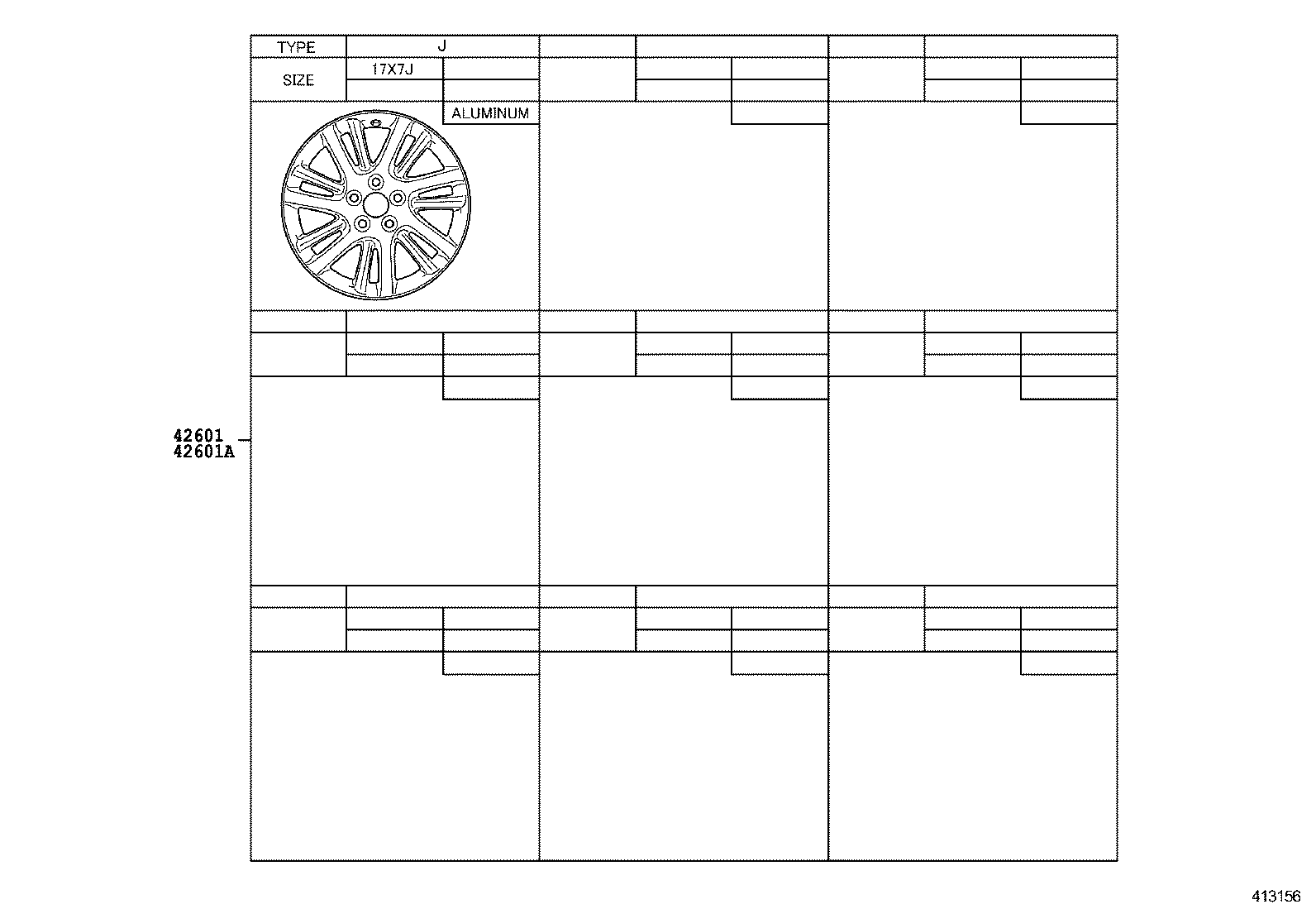  CAMRY AURION HV ARL |  DISC WHEEL WHEEL CAP