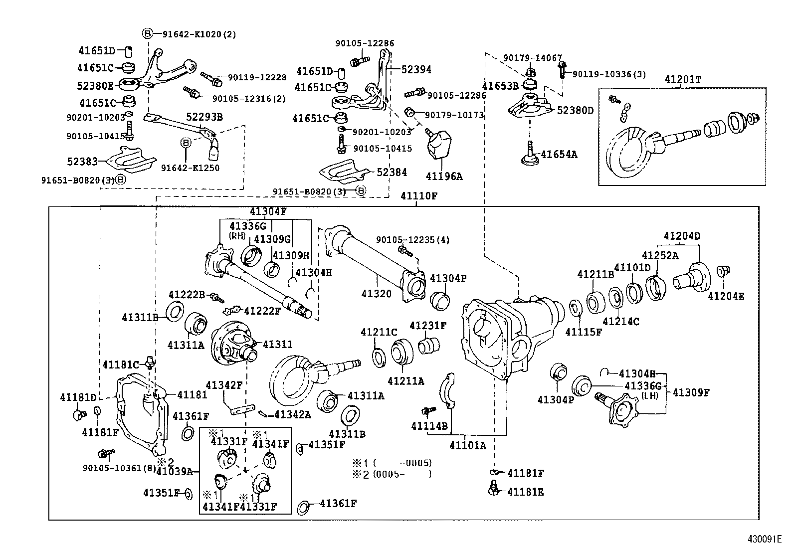 HIACE HIACE S B V | FRONT AXLE HOUSING DIFFERENTIAL