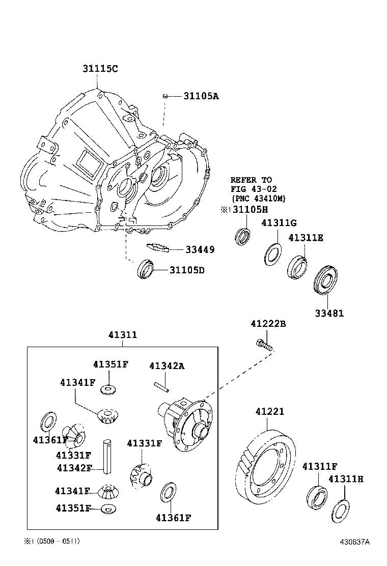  RAV4 |  FRONT AXLE HOUSING DIFFERENTIAL