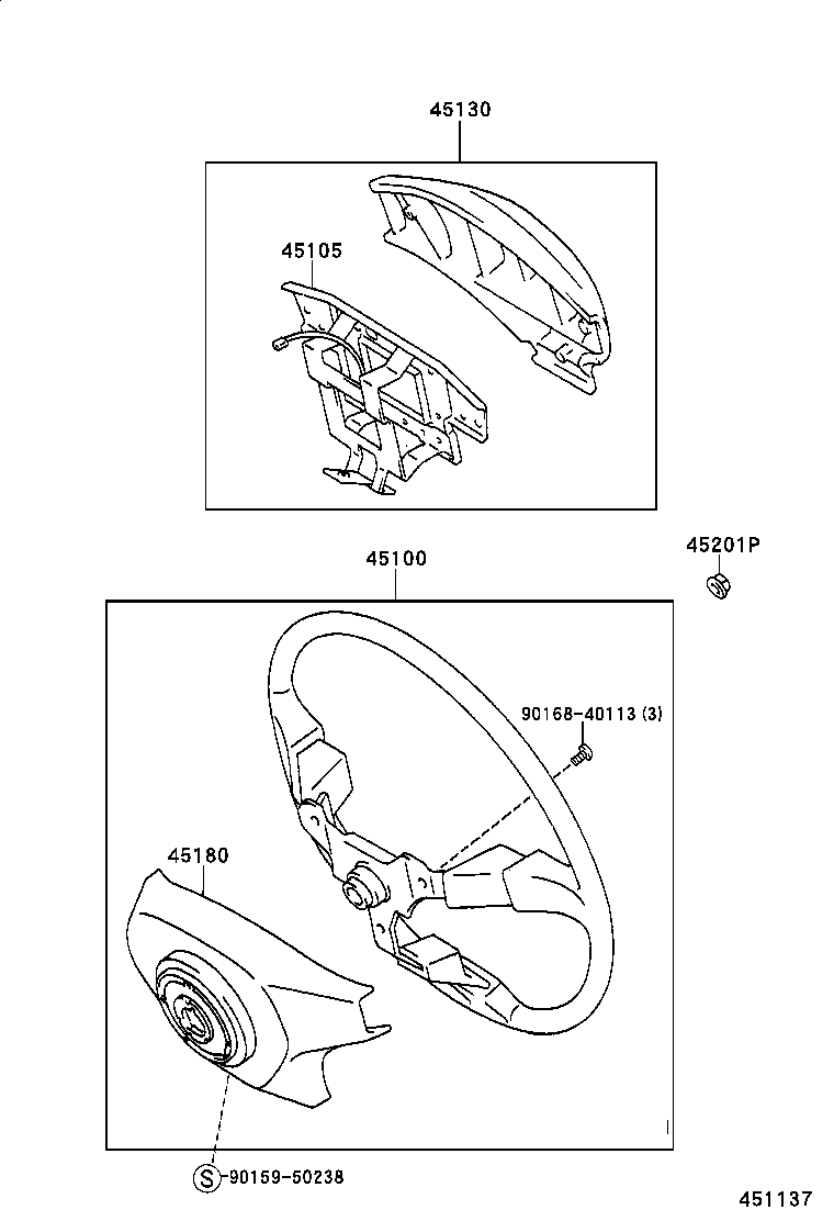  LAND CRUISER 100 105 |  STEERING WHEEL