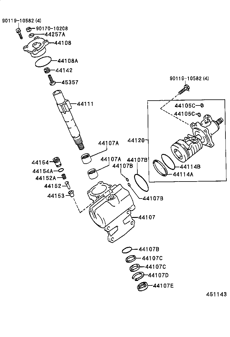  LAND CRUISER 100 105 |  FRONT STEERING GEAR LINK