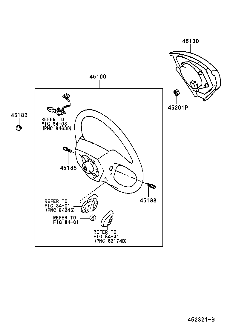  GS300 430 |  STEERING WHEEL