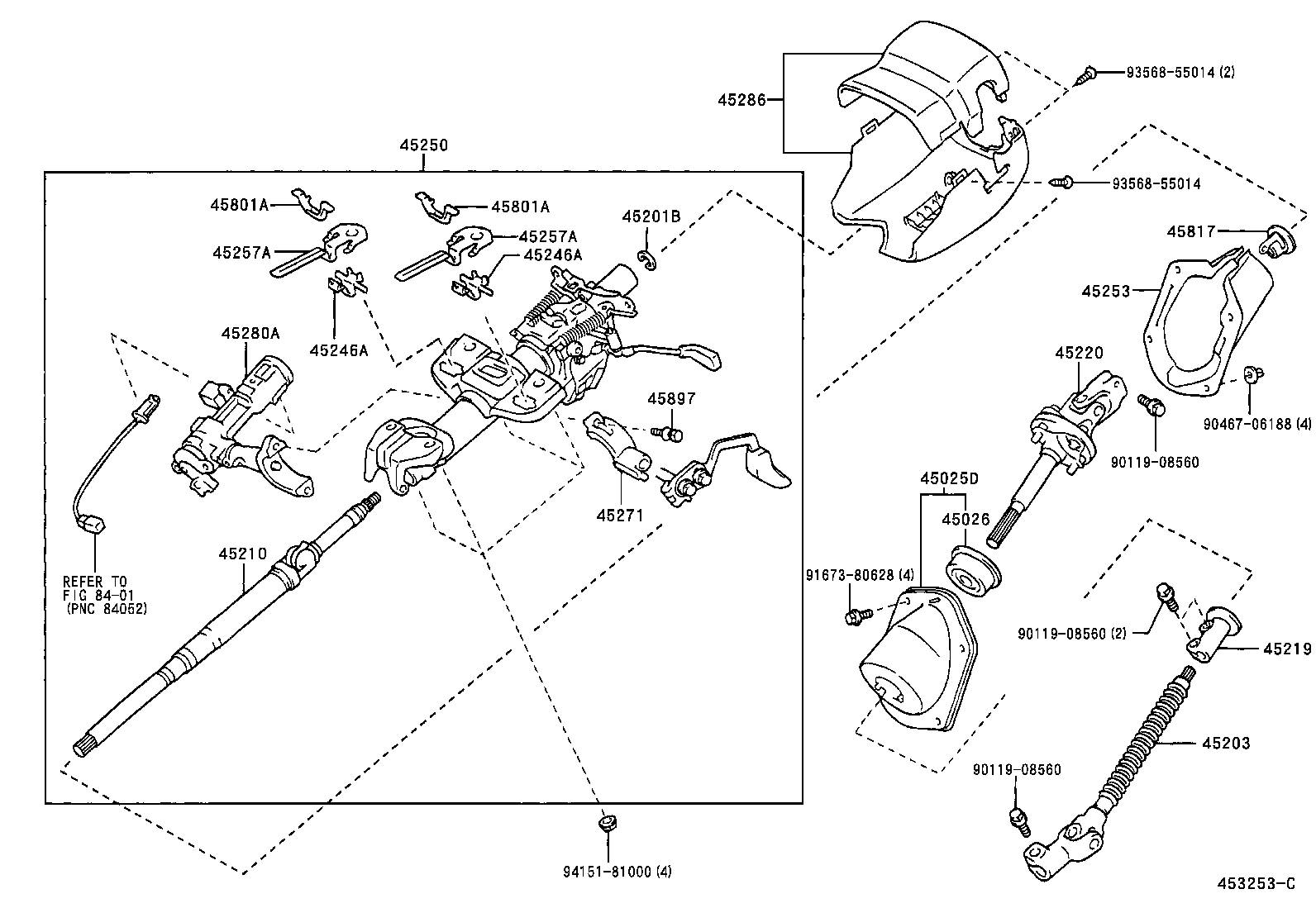  4RUNNER |  STEERING COLUMN SHAFT