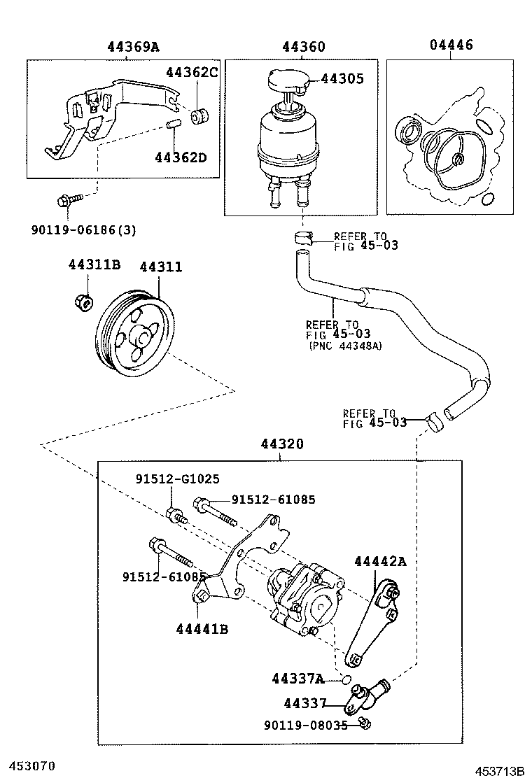  ALPHARD |  VANE PUMP RESERVOIR POWER STEERING