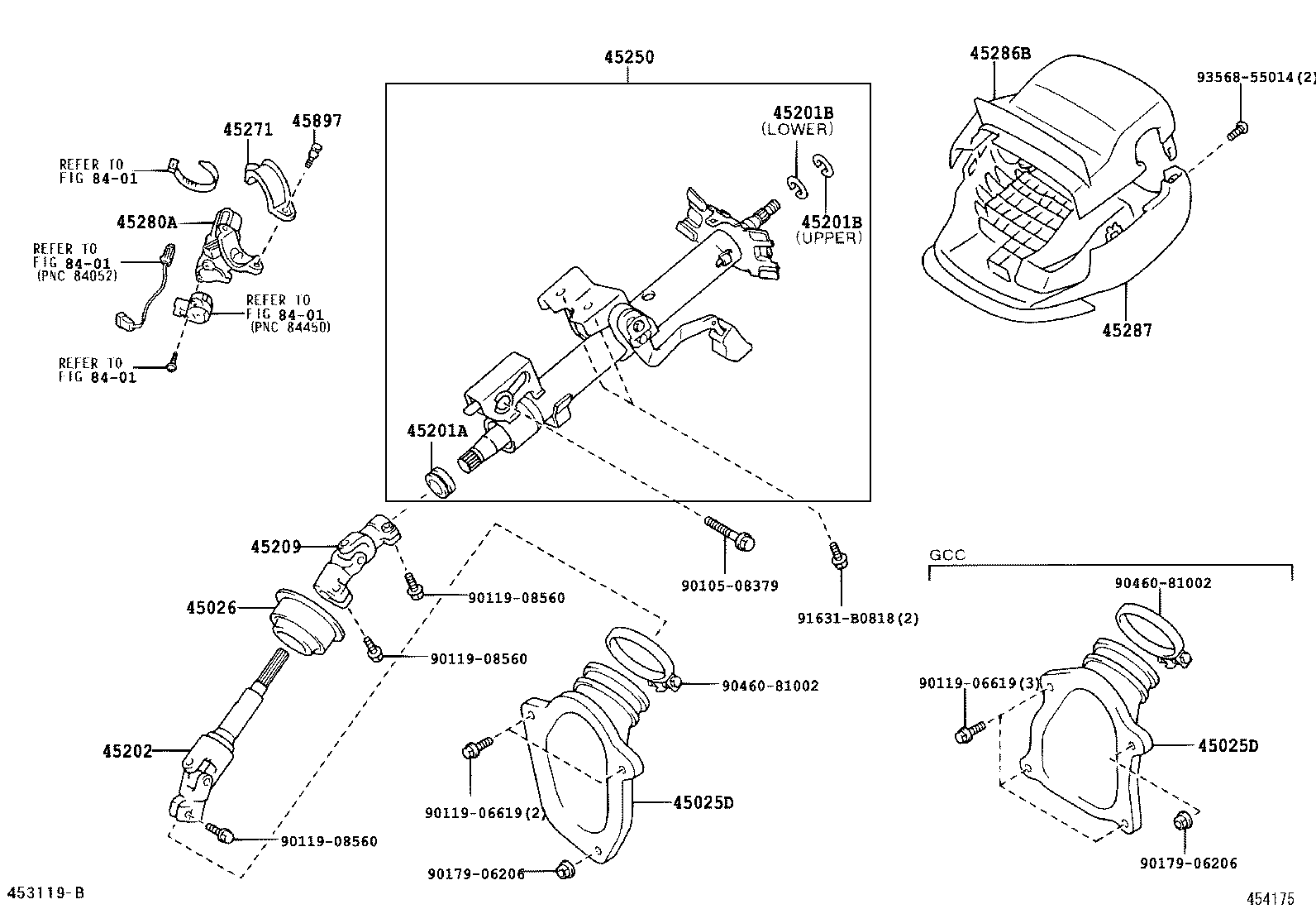  CAMRY AUSTRALIA |  STEERING COLUMN SHAFT