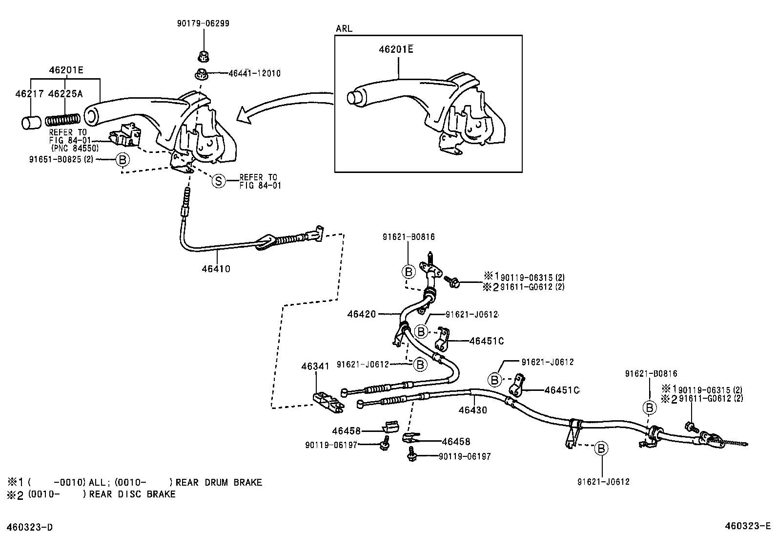  RAV4 |  PARKING BRAKE CABLE