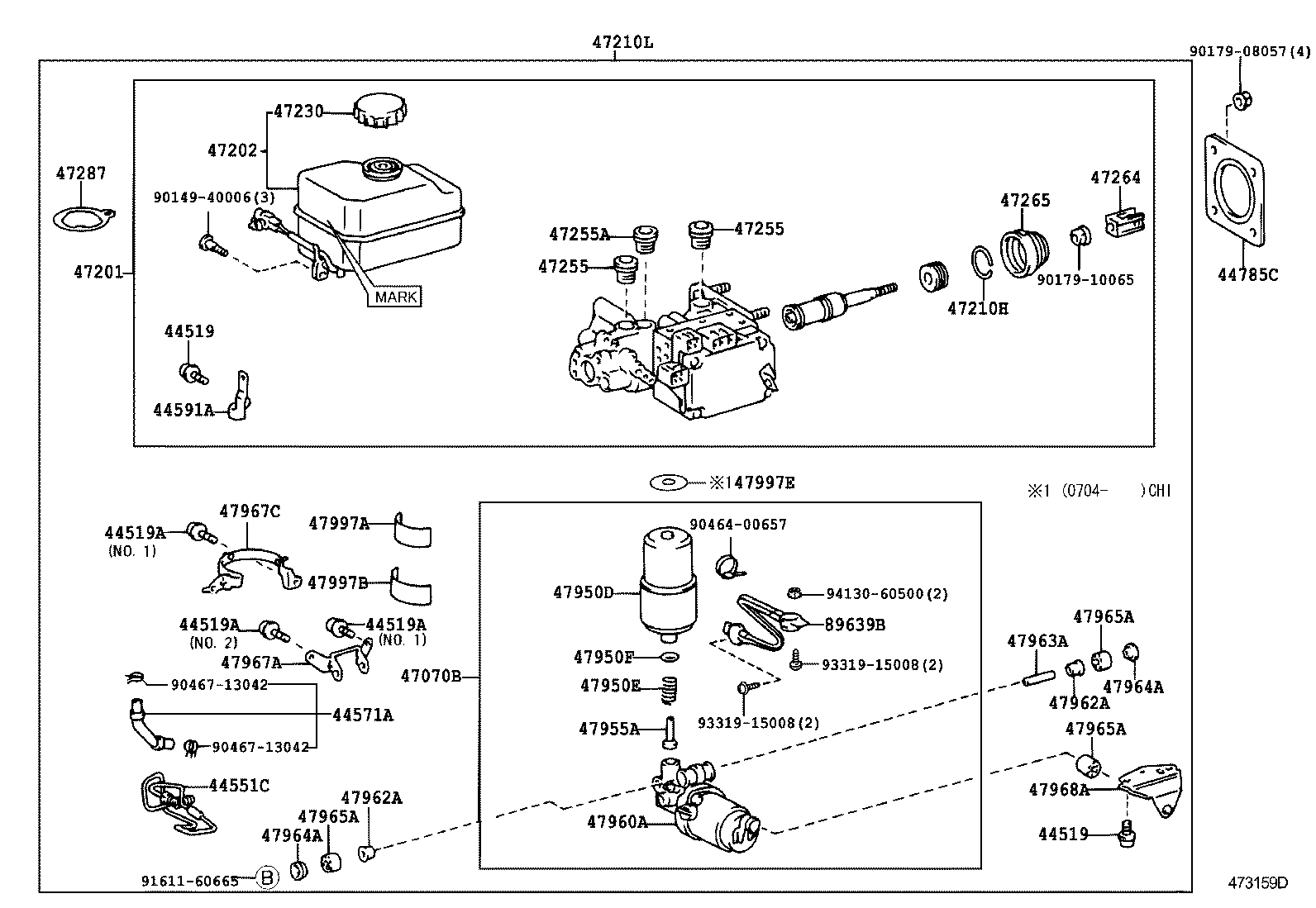  LAND CRUISER 100 105 |  BRAKE MASTER CYLINDER