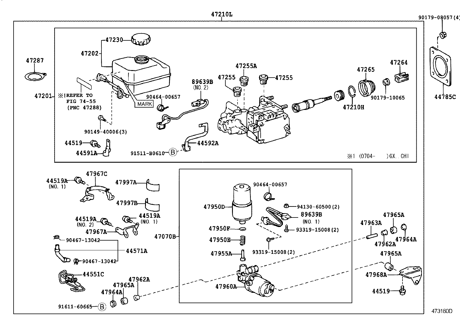  LAND CRUISER 100 105 |  BRAKE MASTER CYLINDER