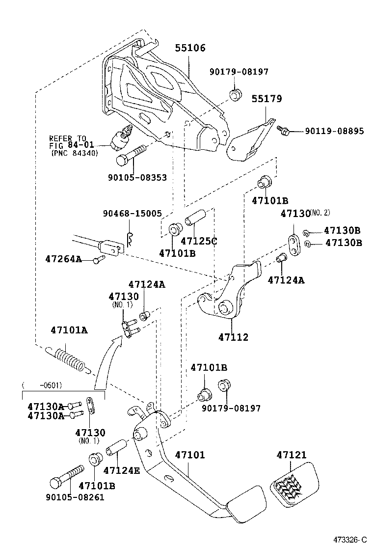  4RUNNER |  BRAKE PEDAL BRACKET