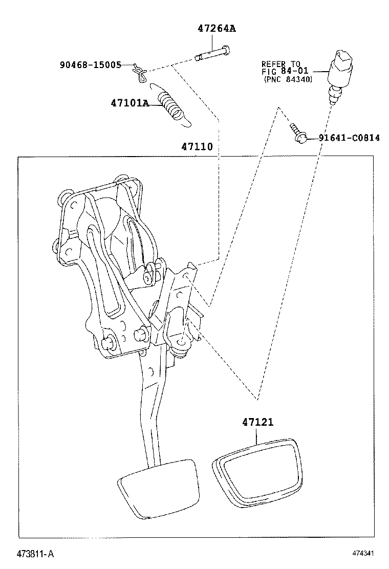  CROWN |  BRAKE PEDAL BRACKET