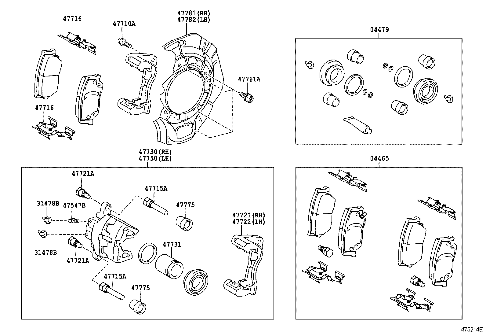 CAMRY AURION HV ARL |  FRONT DISC BRAKE CALIPER DUST COVER