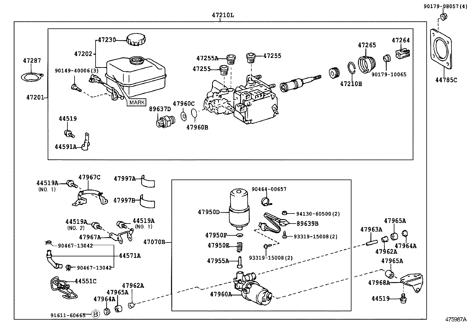  LAND CRUISER 100 105 |  BRAKE MASTER CYLINDER