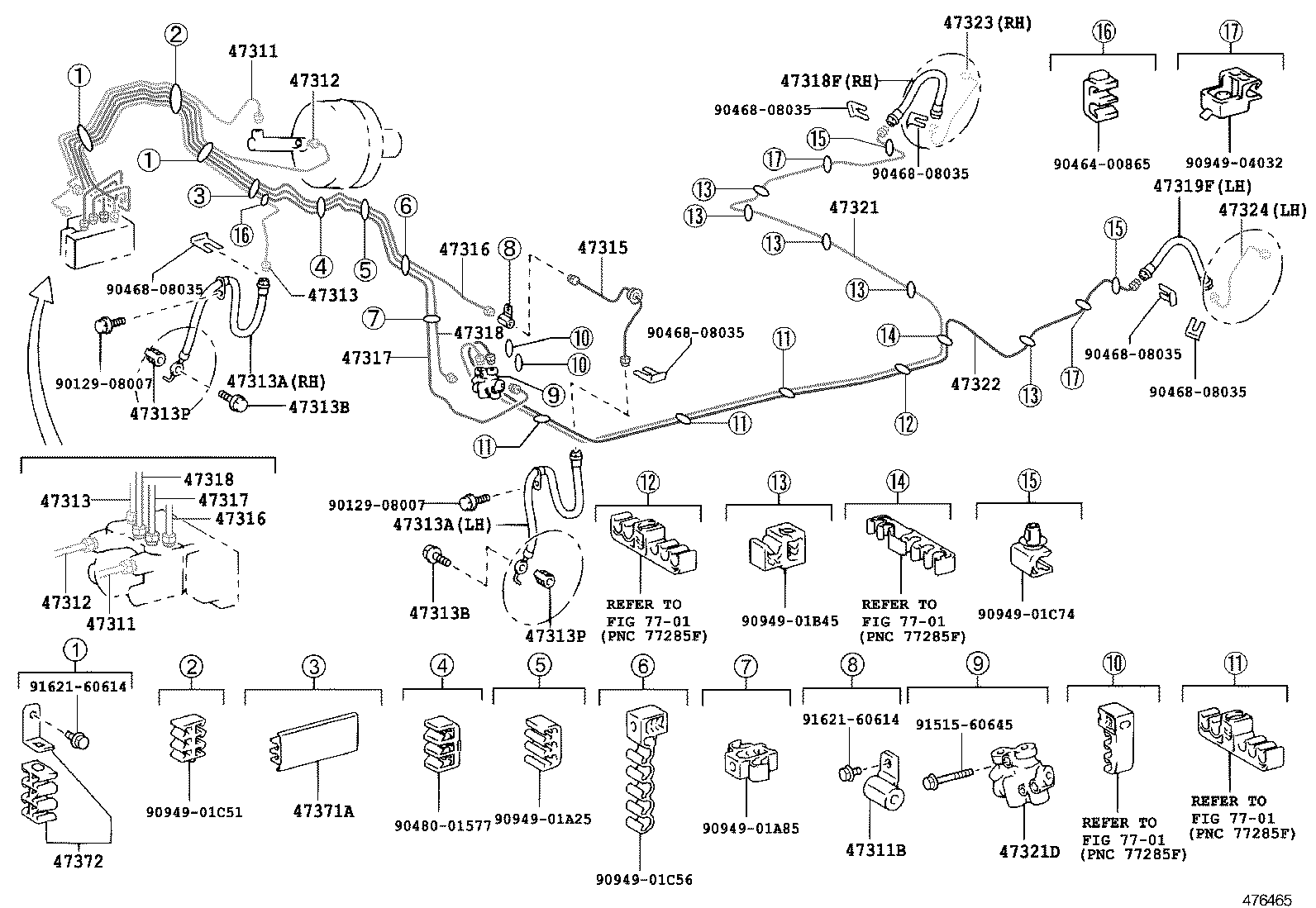  WISH |  BRAKE TUBE CLAMP
