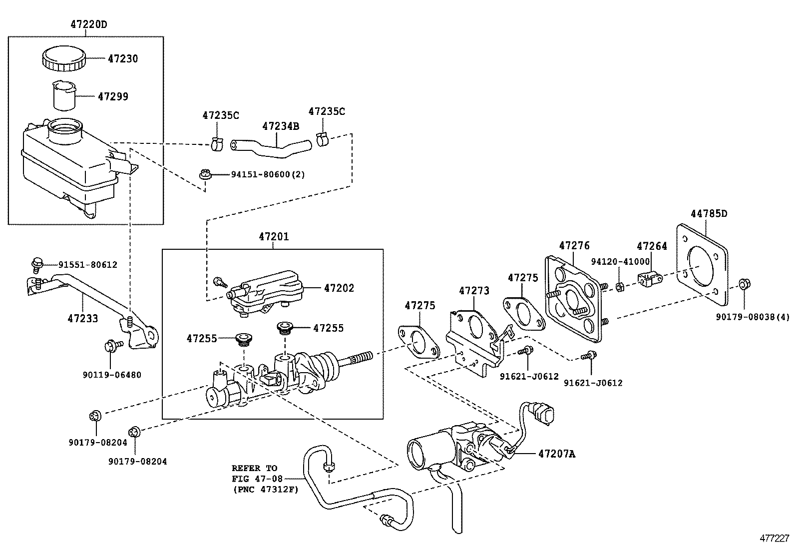  CAMRY AURION HV ARL |  BRAKE MASTER CYLINDER