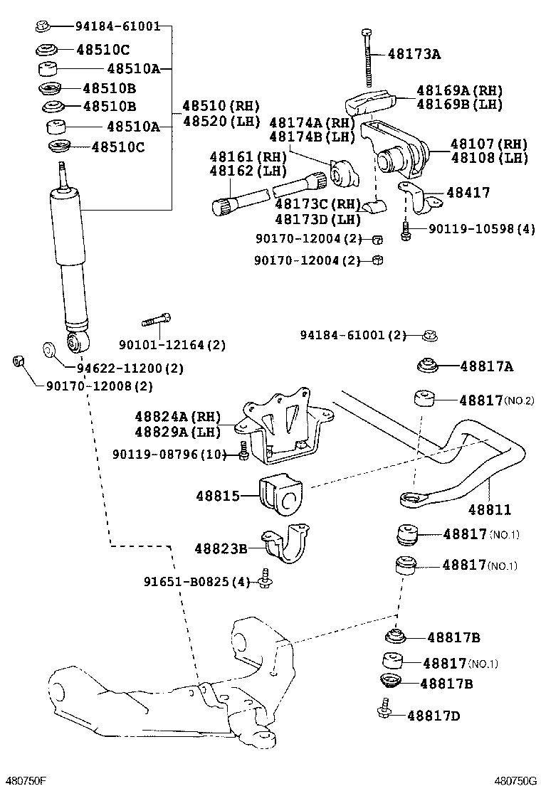 HIACE HIACE S B V | FRONT SPRING SHOCK ABSORBER