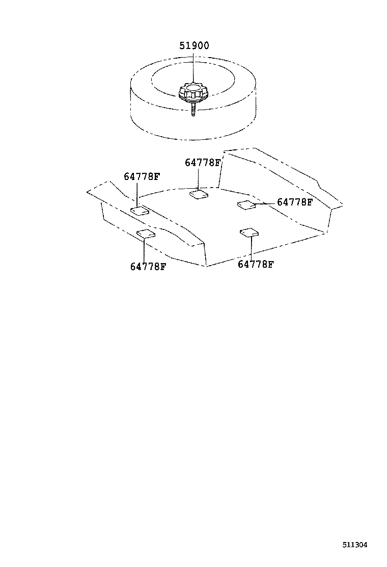  CROWN CHINA |  SPARE WHEEL CARRIER