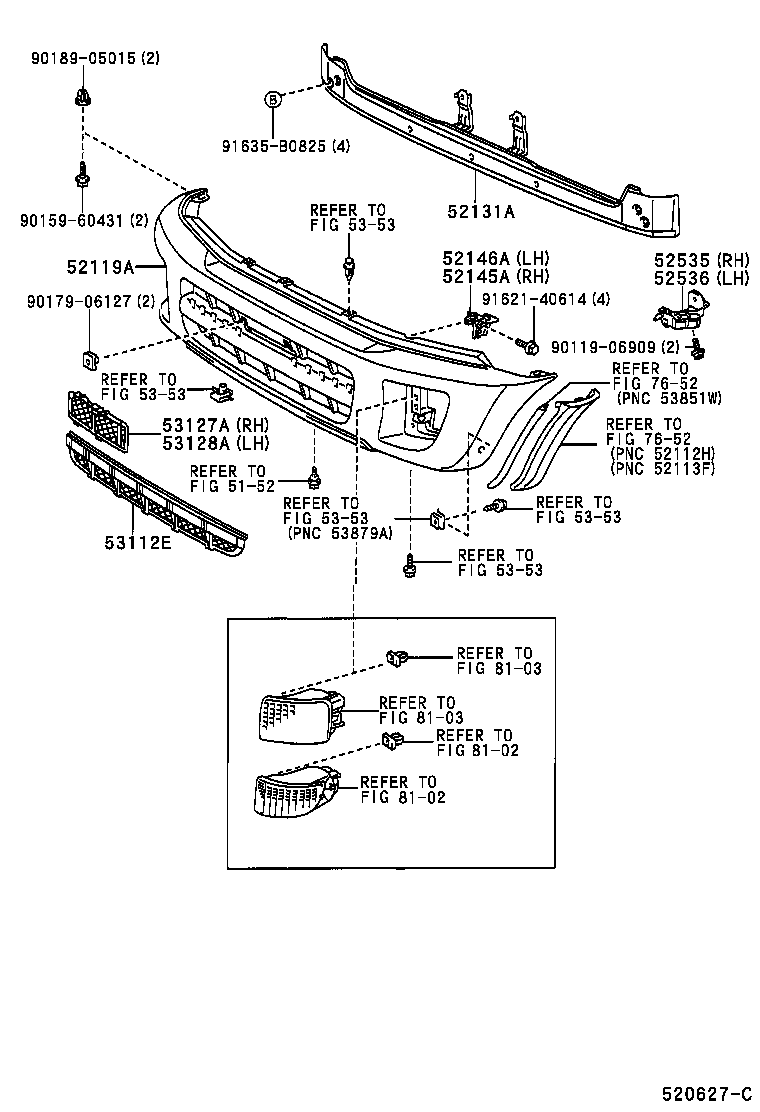  RAV4 |  FRONT BUMPER BUMPER STAY