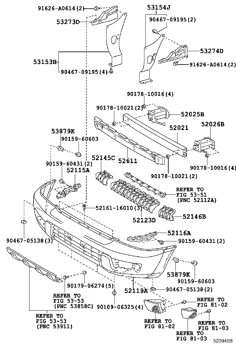  4RUNNER |  FRONT BUMPER BUMPER STAY
