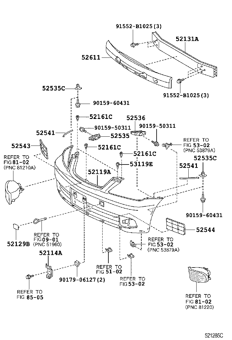  CROWN |  FRONT BUMPER BUMPER STAY