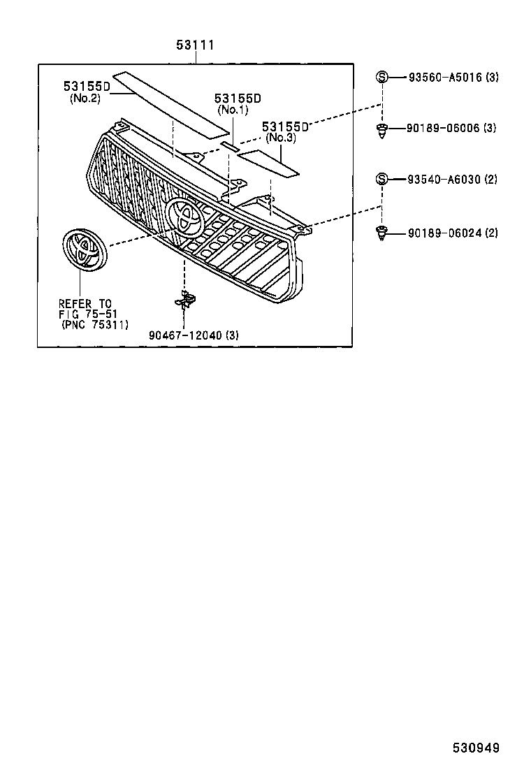  RAV4 |  RADIATOR GRILLE