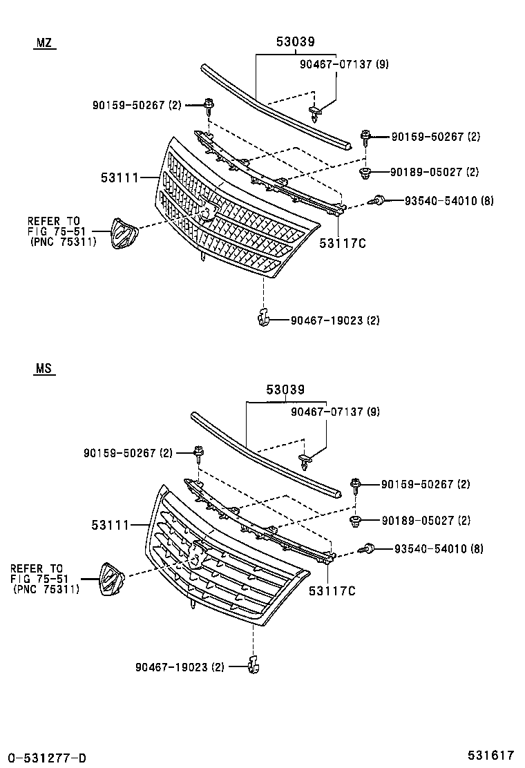  ALPHARD |  RADIATOR GRILLE