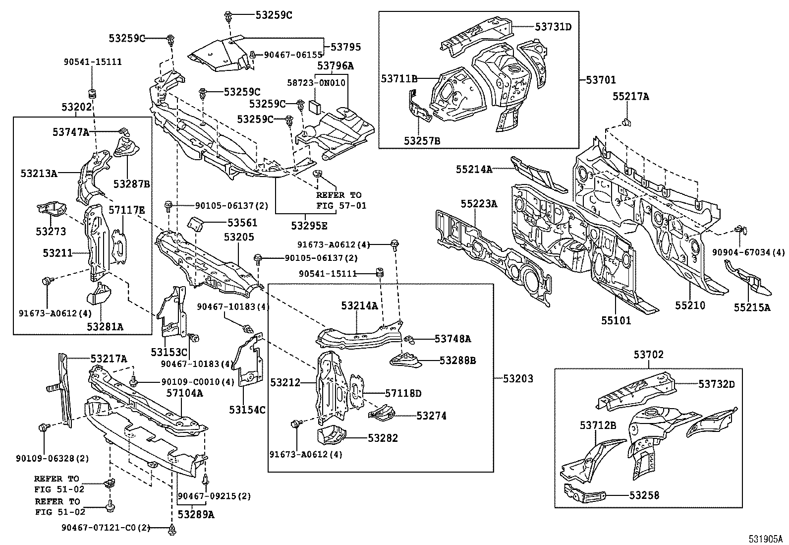  CROWN CHINA |  FRONT FENDER APRON DASH PANEL