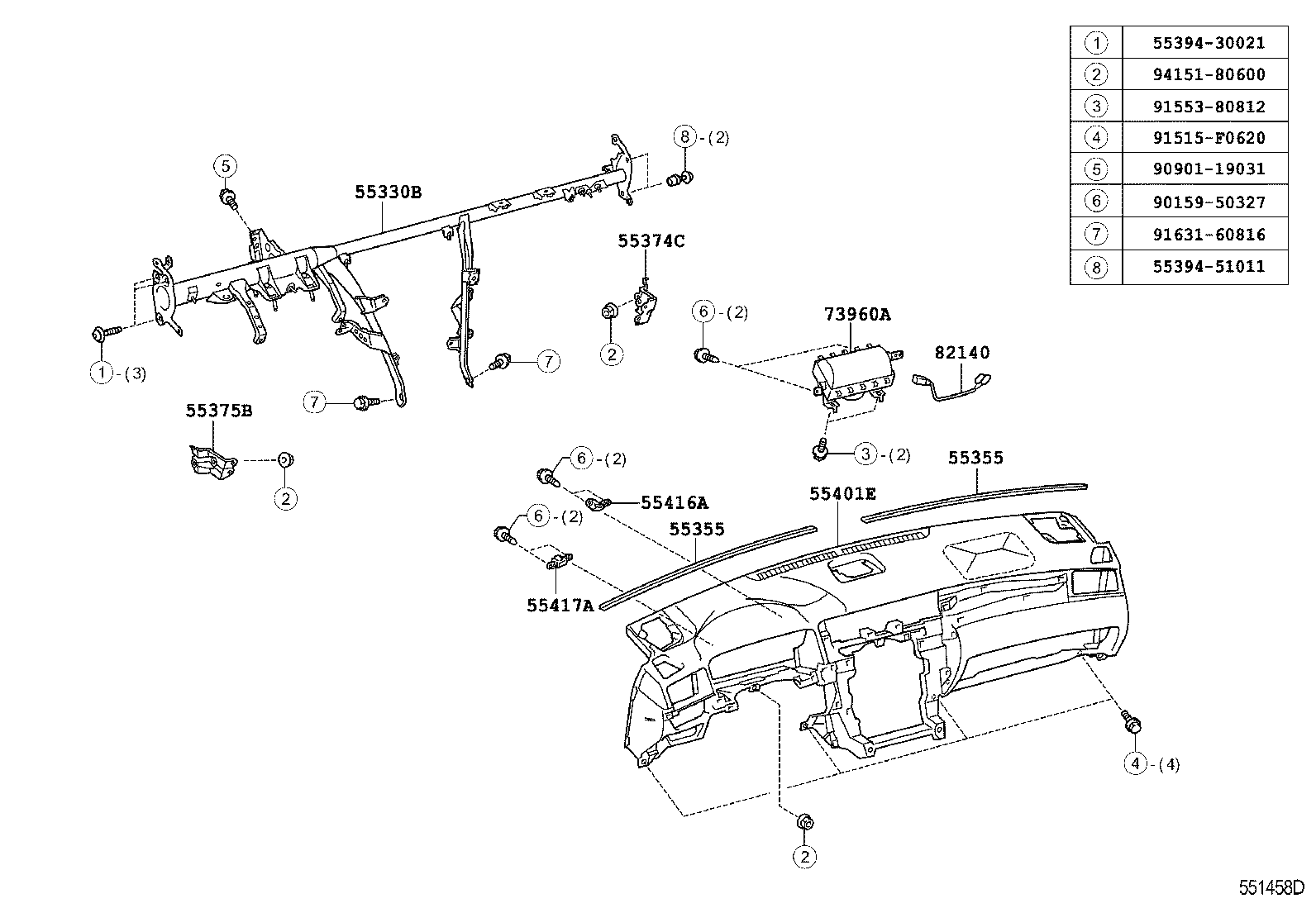  CROWN CHINA |  INSTRUMENT PANEL GLOVE COMPARTMENT