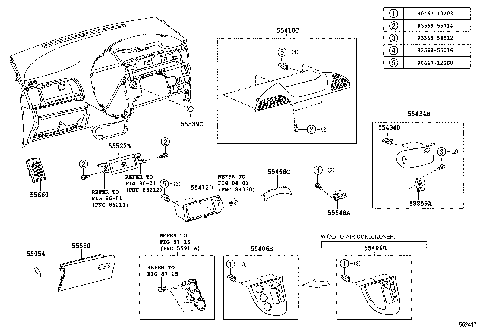  RACTIS |  INSTRUMENT PANEL GLOVE COMPARTMENT